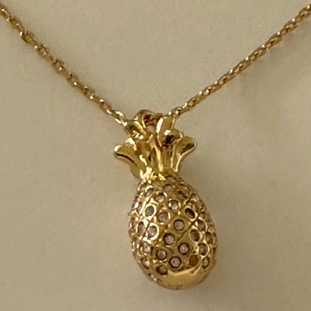 Kate spade ♠️ pineapple chain necklace